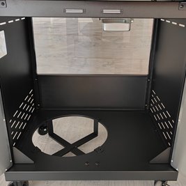 Grill gazowy ZEUS-B kolor czarny ruszt żeliwny moc 11,5 kW + pokrowiec + palnik boczny