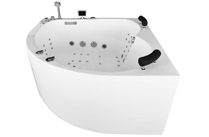 Wanna spa z hydromasażem narożna 150x150 cm MUE-0032A PRAWA