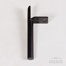 Noga stalowa czarna z podporą Gante