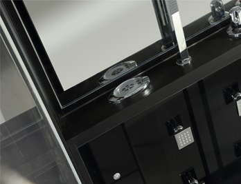 Kabina prysznicowa z hydromasażem niski brodzik 140x90 cm MO-0545-140