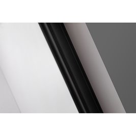 Drzwi prysznicowe łamane do wnęki 130 cm czarny profil SH01F