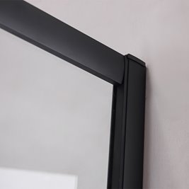 Kabina prysznicowa kwadratowa loftowy styl 90x90 czarne szprosy BL32B