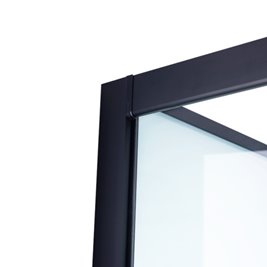 Kabina prysznicowa zabudowana na niskim brodziku prostokątna 120x80 Alma Lewa