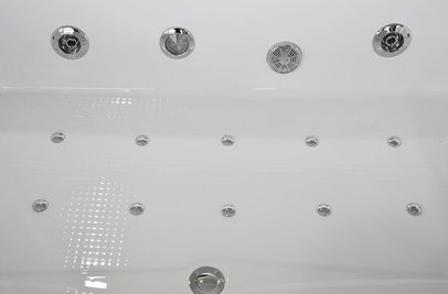 Wanna z hydromasażem prostokątna 180x150 cm MO-1666 Turbo