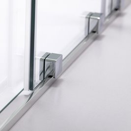 Drzwi prysznicowe rozsuwane szkło 8 mm szerokość 160 cm ASTRA-CH-DUO-160