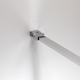 Ścianka prysznicowa rozsuwana szkło 8 mm szerokość 130 cm ASTRA-CH-A-130