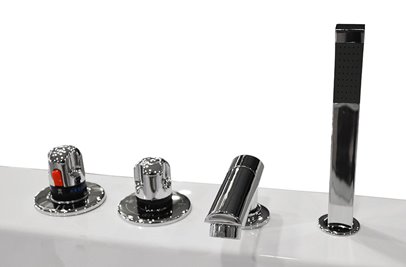 Wanna z hydromasażem przyścienna 180x91 cm MO-1007