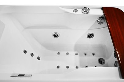 Wanna z hydromasażem i parawanem 160x78 cm MO-0062-160 Prawa