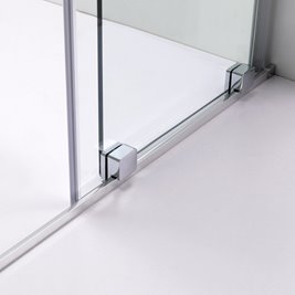 Kabina prysznicowa drzwi rozsuwane od rogu szkło 8 mm 110x110 cm ASTRA-CH-A-110X2+D