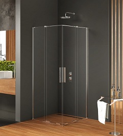 Smart New Trendy kabina prysznicowa kwadratowa podwójne drzwi 100x100 cm EXK-4064