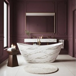 Wanna wolnostojąca 170 cm Ferrano Slim Nature Rea zdjęcie 3