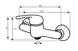 Bateria prysznicowa Economico EC 04