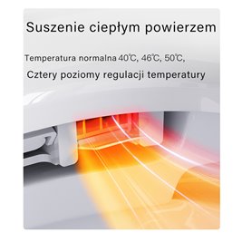 Zestaw podtynkowy wc stelaż + miska automatyczna myjąca przycisk chrom Drop