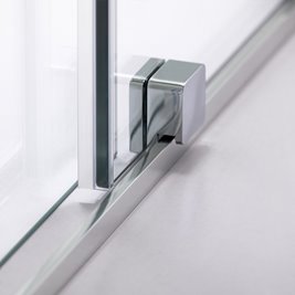 Drzwi prysznicowe rozsuwane szkło 8 mm szerokość 150 cm ASTRA-CH-DUO-150