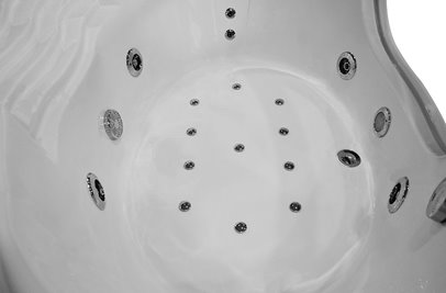 Wanna z hydromasażem narożna 140x140 cm MO-1003HC