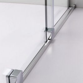 Kabina prysznicowa drzwi rozsuwane od rogu szkło 8 mm 90x90 cm ASTRA-CH-A-90X2+D