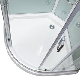 Drzwi przesuwne kabiny półokrągłej