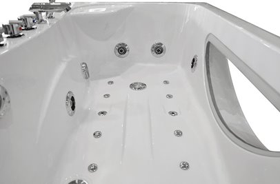 Wanna z hydromasażem spa prostokątna Turbo+ 168x86 cm MO-1633