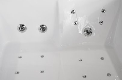 Wanna z hydromasażem prostokątna 180x150 cm MO-1666 Turbo