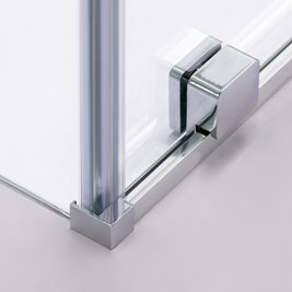 Kabina prysznicowa prostokątna drzwi rozsuwane narożna szkło 8 mm 140x90 cm ASTRA-CH-A-140+B90+E