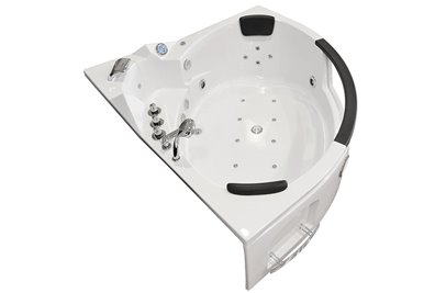 Wanna z hydromasażem narożna Turbo+ 152x152 cm MO-10632T+