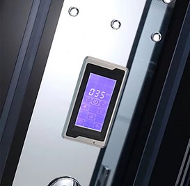 Kabina prysznicowa z hydromasażem prostokątna zabudowana 150x85 MO-0505-150