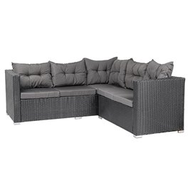 Zestaw mebli ogrodowych z technorattanu narożnik tarasowy Salto