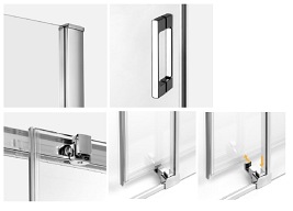 Drzwi prysznicowe 130 cm D-0356A Prime New Trendy