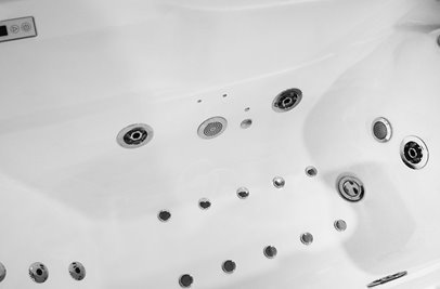 Wanna z hydromasażem i parawanem 170x78 cm MO-0062-170 Lewa