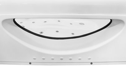Wanna z hydromasażem Spa przyścienna Turbo 170x87 cm MO-1634