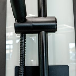 Kabina prysznicowa półokrągła zabudowana 100x100 Puerto