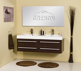 Szafka z umywalką 140/50/4 Nadia seria Fokus Wenge Mat