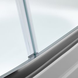 Kabina prysznicowa na głębokim brodziku szkło mrożone 90x90 Maja Hydrosan