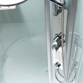 Kabina 90x90 wnętrze strefy prysznica