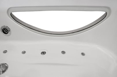 Wanna z hydromasażem Spa narożna Turbo 168x86 cm MO-1633