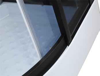 Kabina prysznicowa z hydromasażem półokrągła zabudowana czarna 110x110 MO-0513DB