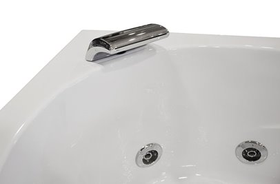 Przyścienna wanna hydromasażowa 180x88 cm MO-1002 Turbo