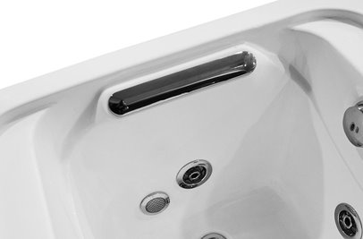 Wanna z hydromasażem i parawanem 170x78 cm MO-0062-170 Lewa