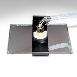 Kabina prysznicowa półokrągła zabudowana jasny środek 90x90 Clara