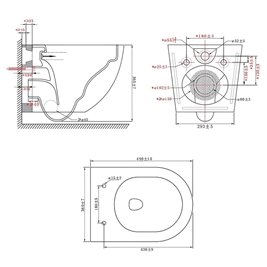 Zestaw podtynkowy stelaż GEBERIT DUOFIX + miska PURO-WH-02 + przycisk DELTA 20 chrom