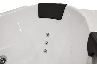 Przyścienna wanna hydromasażowa 180x88 cm MO-1002 Turbo