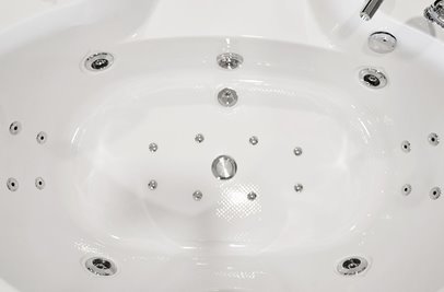Wanna z hydromasażem narożna Turbo+ 135x135 cm MO-1636T+