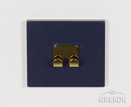 Wieszak podwójny złoty Belli Gold G