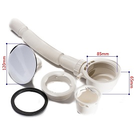 Czarny brodzik prysznicowy prostokątny 110x80 Hydrosan