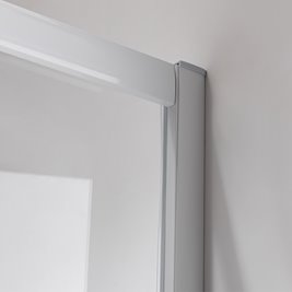 Kabina prysznicowa na głębokim brodziku biały profil 90x90 Maja Hydrosan