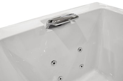 Wanna z hydromasażem przyścienna Turbo+ 180x91 cm MO-1007