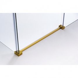 Złota kabina prysznicowa prostokątna 120x80 szkło 8mm KZ203CG