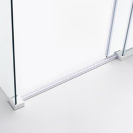 Biała kabina prysznicowa szkło 8 mm prostokątna 120x90 KZ202C