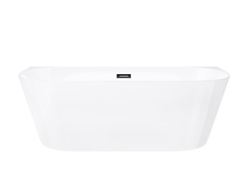 Wanna akrylowa, przyścienna wolnostojąca Mono Corsan 150 cm korek czarny