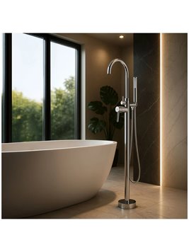 Bateria wannowa podłogowa Lungo Rea Chrom